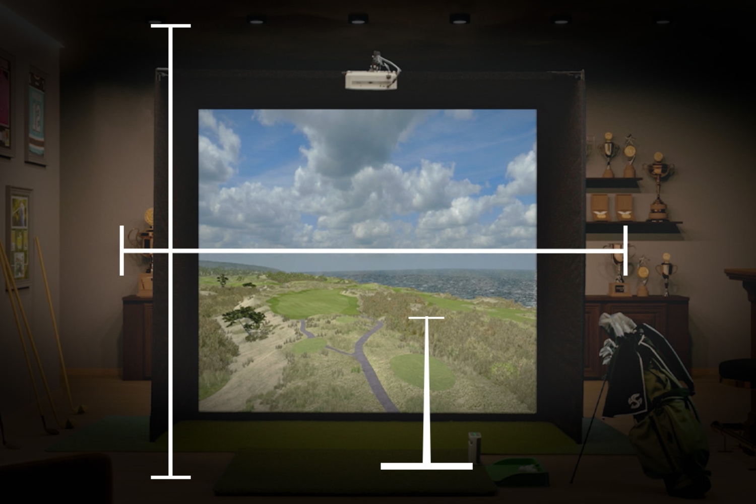 How Much Space Do You Need for an Indoor Golf Simulator?