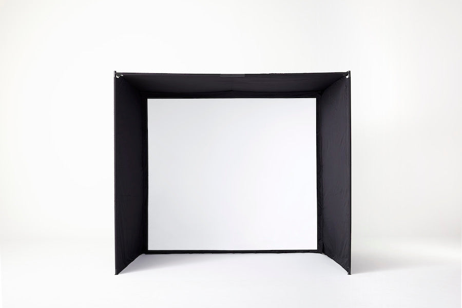 Enclosure from the SKYTRAK Golf Simulator line