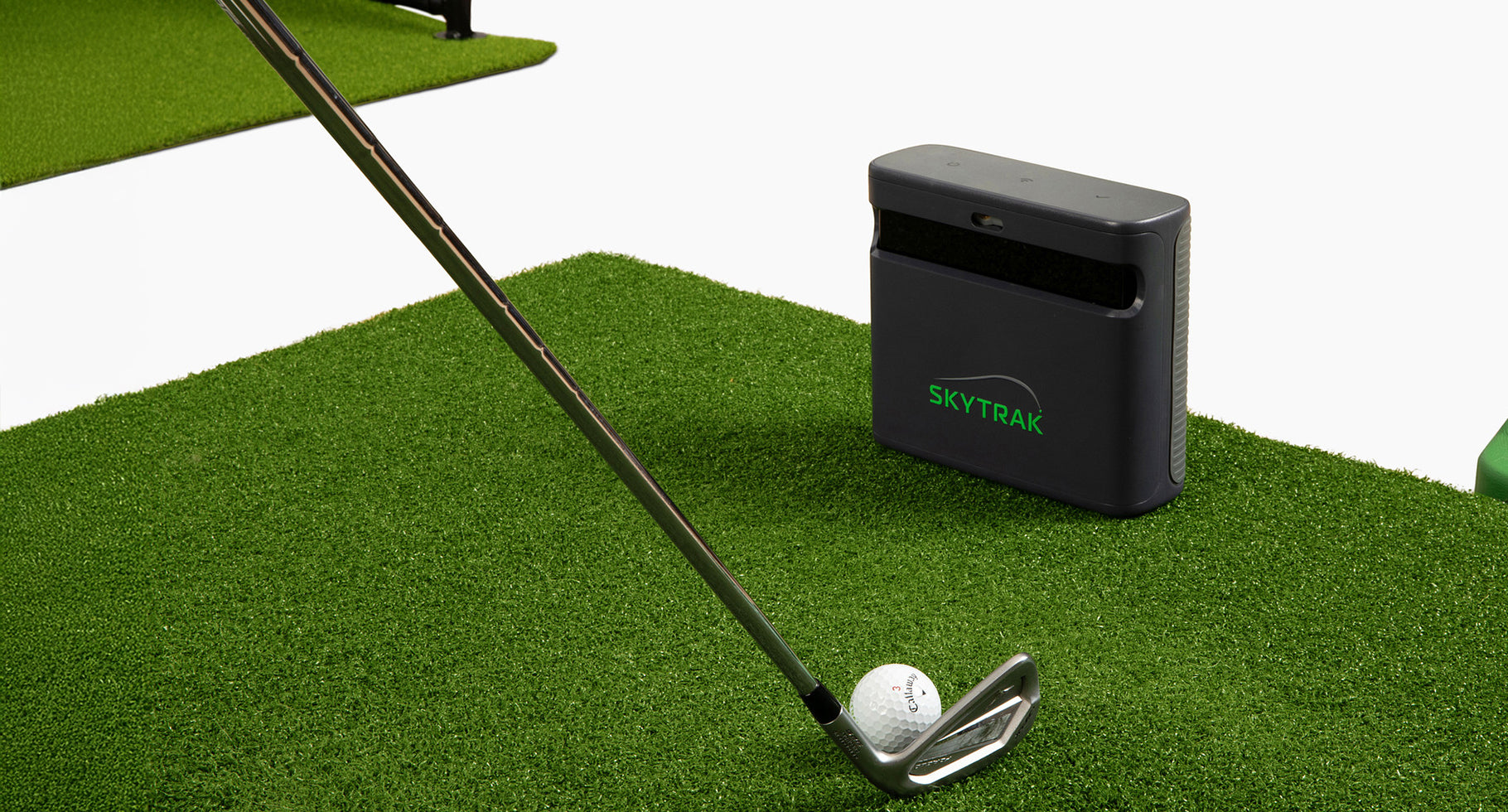 The SkyTrak+ launch monitor from the SkyTrak Golf Simulator line
