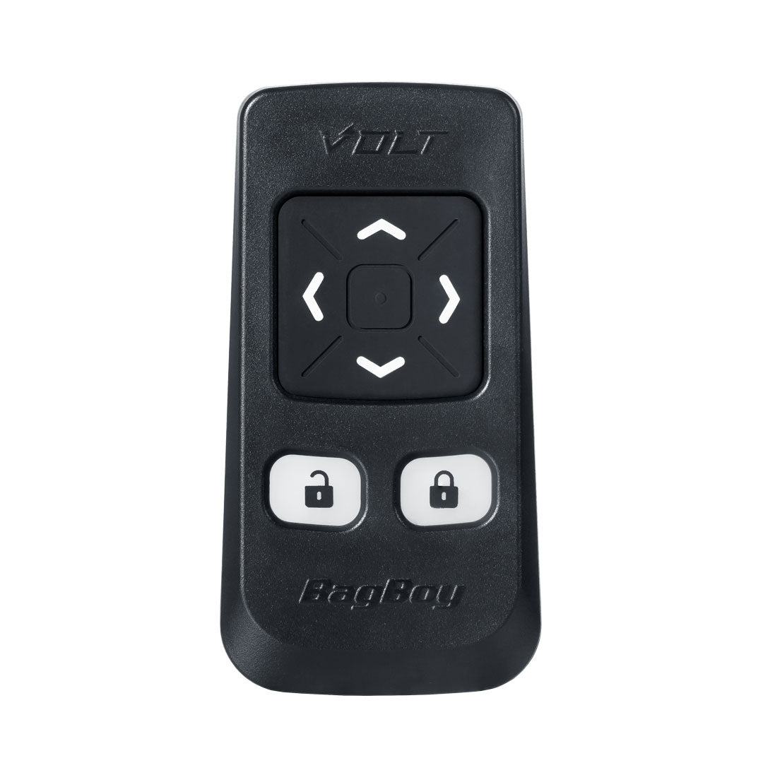 Bag Boy Volt golf cart remote control, straight-on view