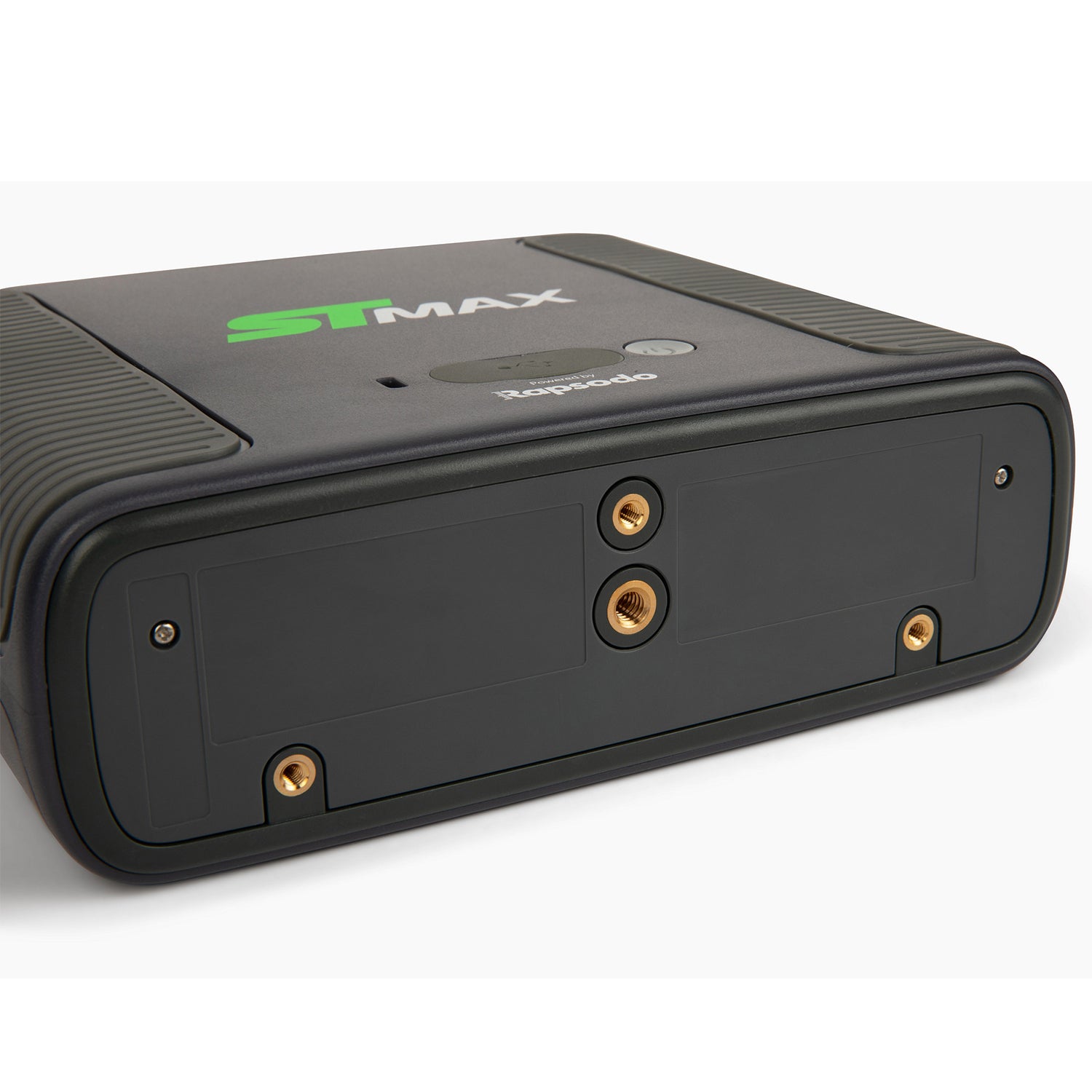 SKYTRAK MAX golf launch monitor bottom view showing mounting options and stability base