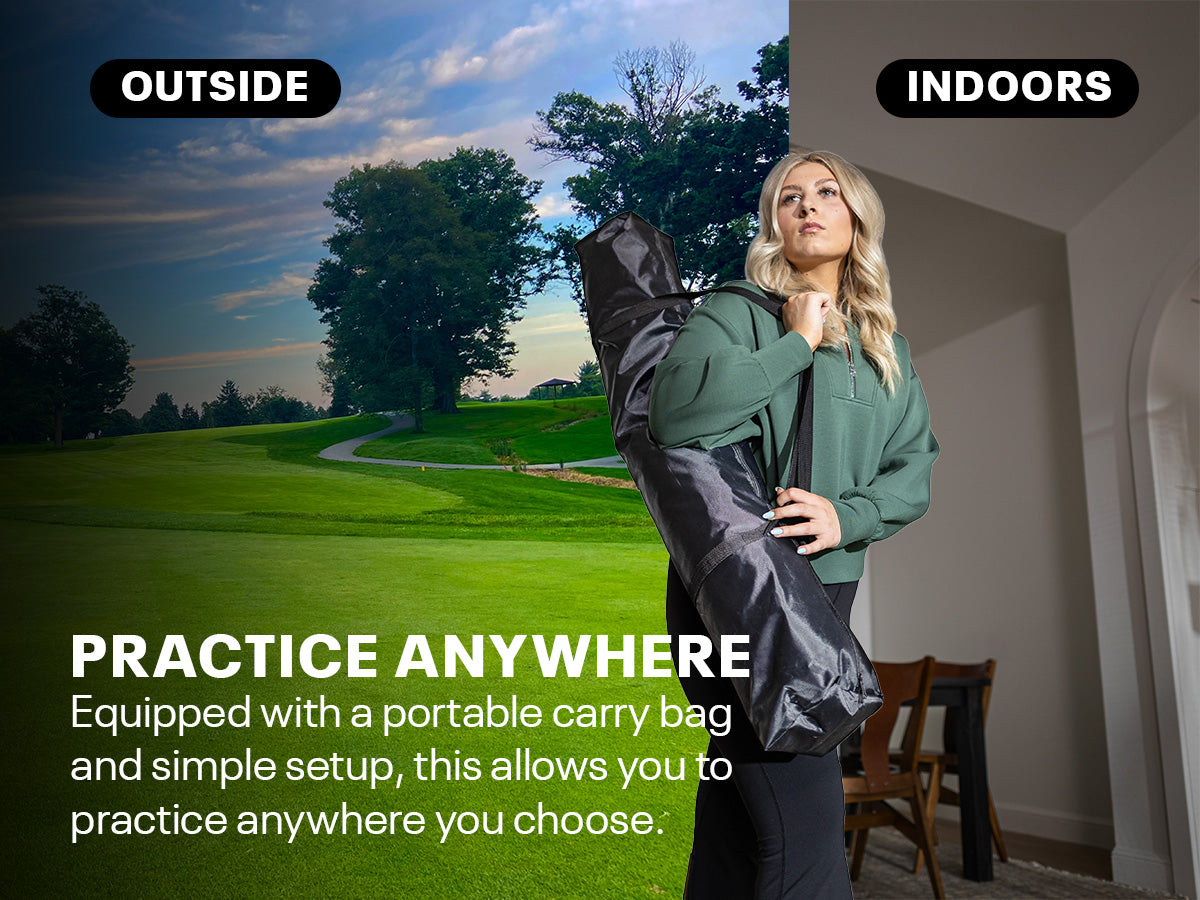 Highly durable golf hitting net designed for practice in any location