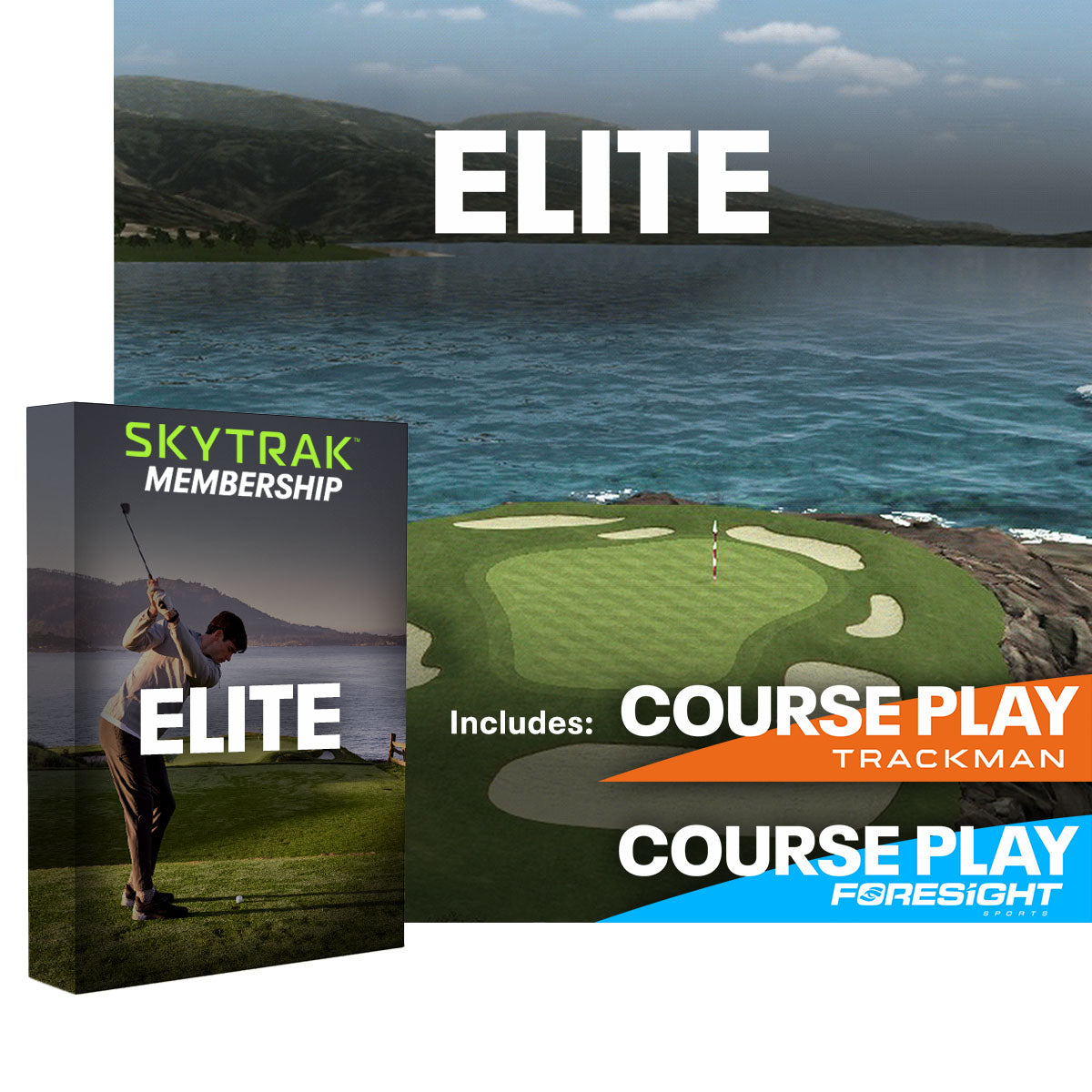 Skytrak Membership Elite package including Trackman and Foresight Course Play