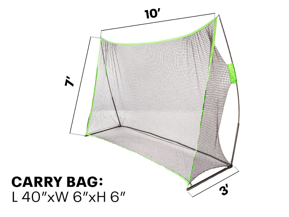 SkyTrak 10 x 7 Golf Hitting Net Dimensions