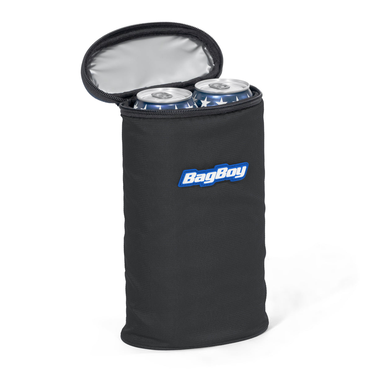 Bag Boy Chiller Pro Hybrid Stand Bag, black royal charcoal, cooler bag open