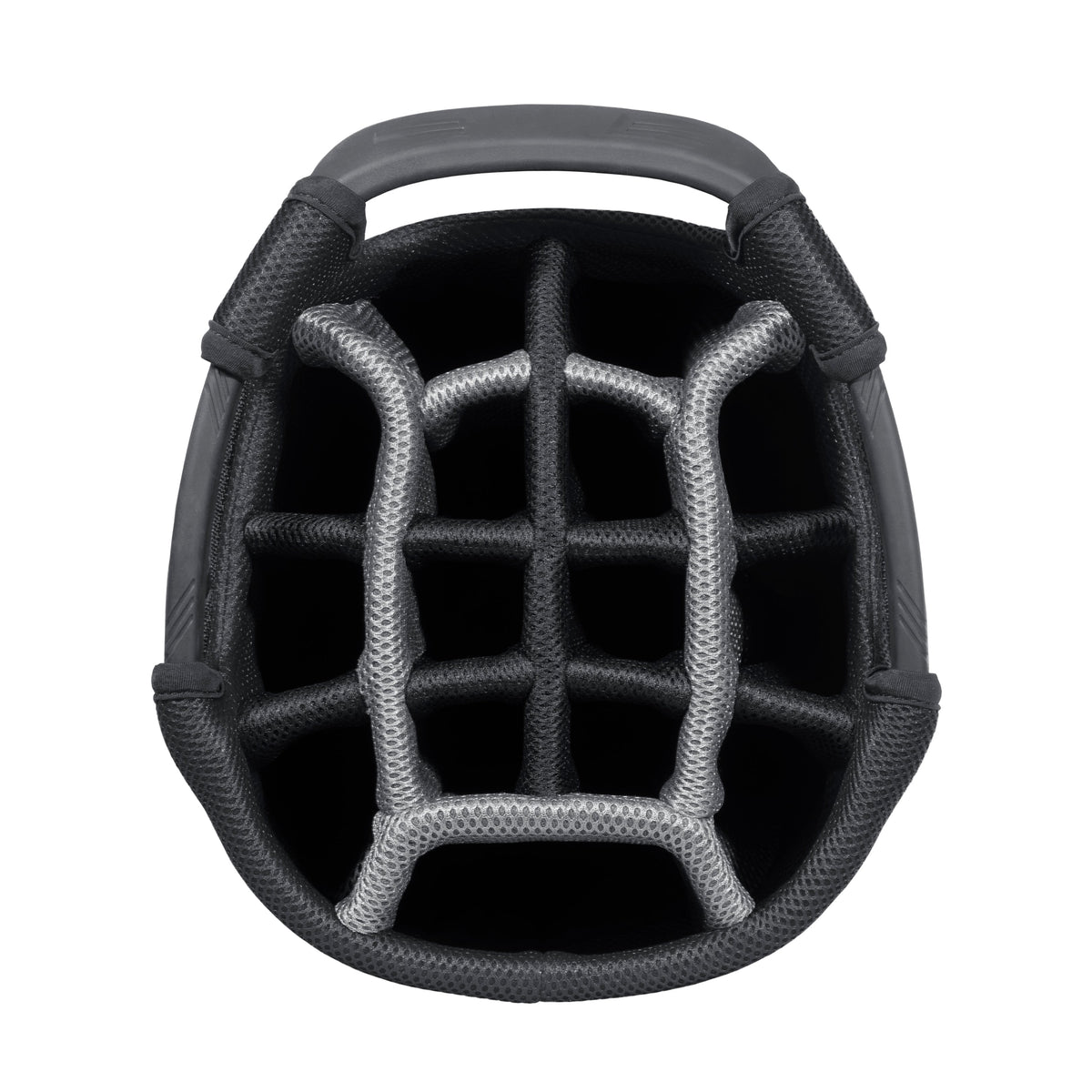 Bag Boy Chiller Hybrid Stand Bag, black stars and stripes, top view, additional version