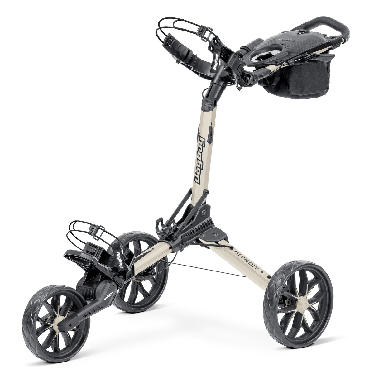 Bag Boy Nitron golf cart, sand and black