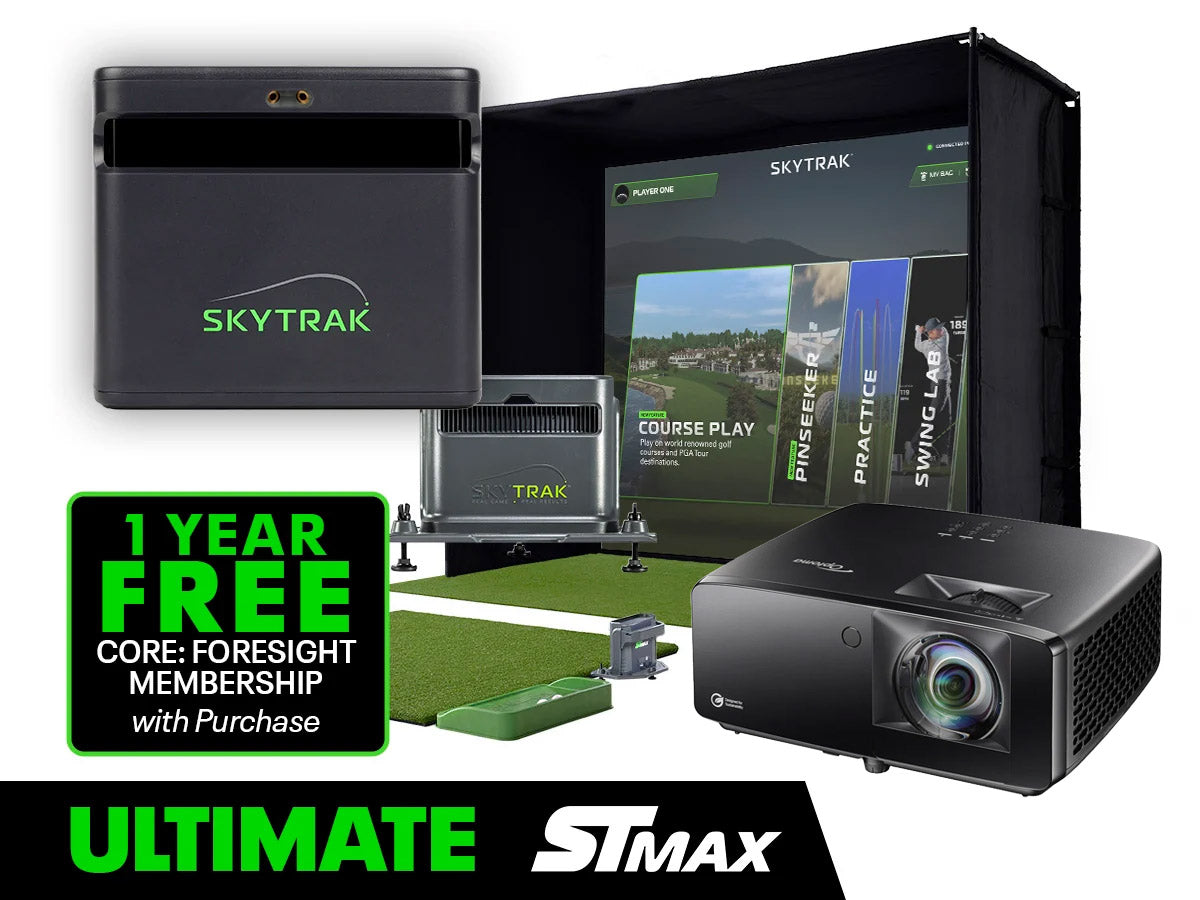 SKYTRAK™ ST MAX Golf Simulator | Ultimate Studio Package